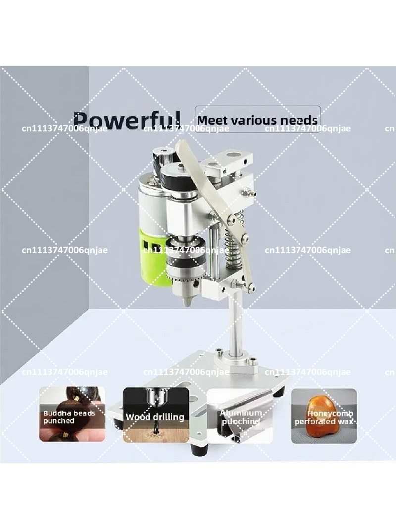 Home Textiles Fabric - Mini Desktop Bench Drill, Adjustable Speed