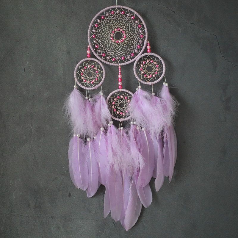 Multi‑ring Handmade Dreamcatch - Home Textiles Fabric 评论和价格
