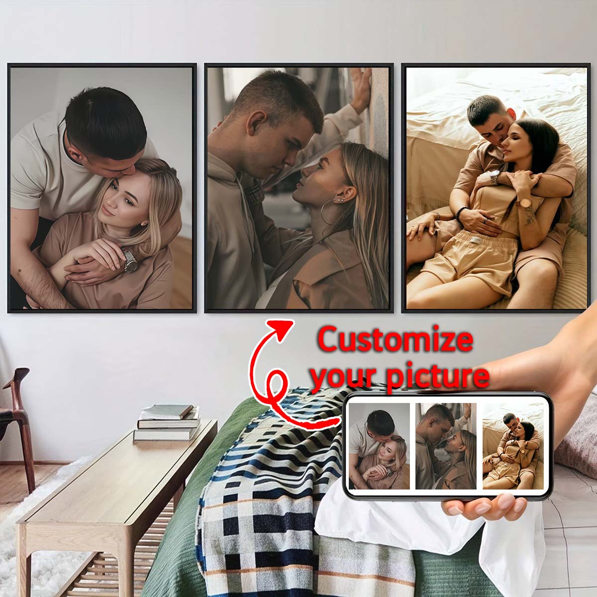 Triptych - 2D Custom Photo Woo - Home Textiles & Decorations 评论和价格