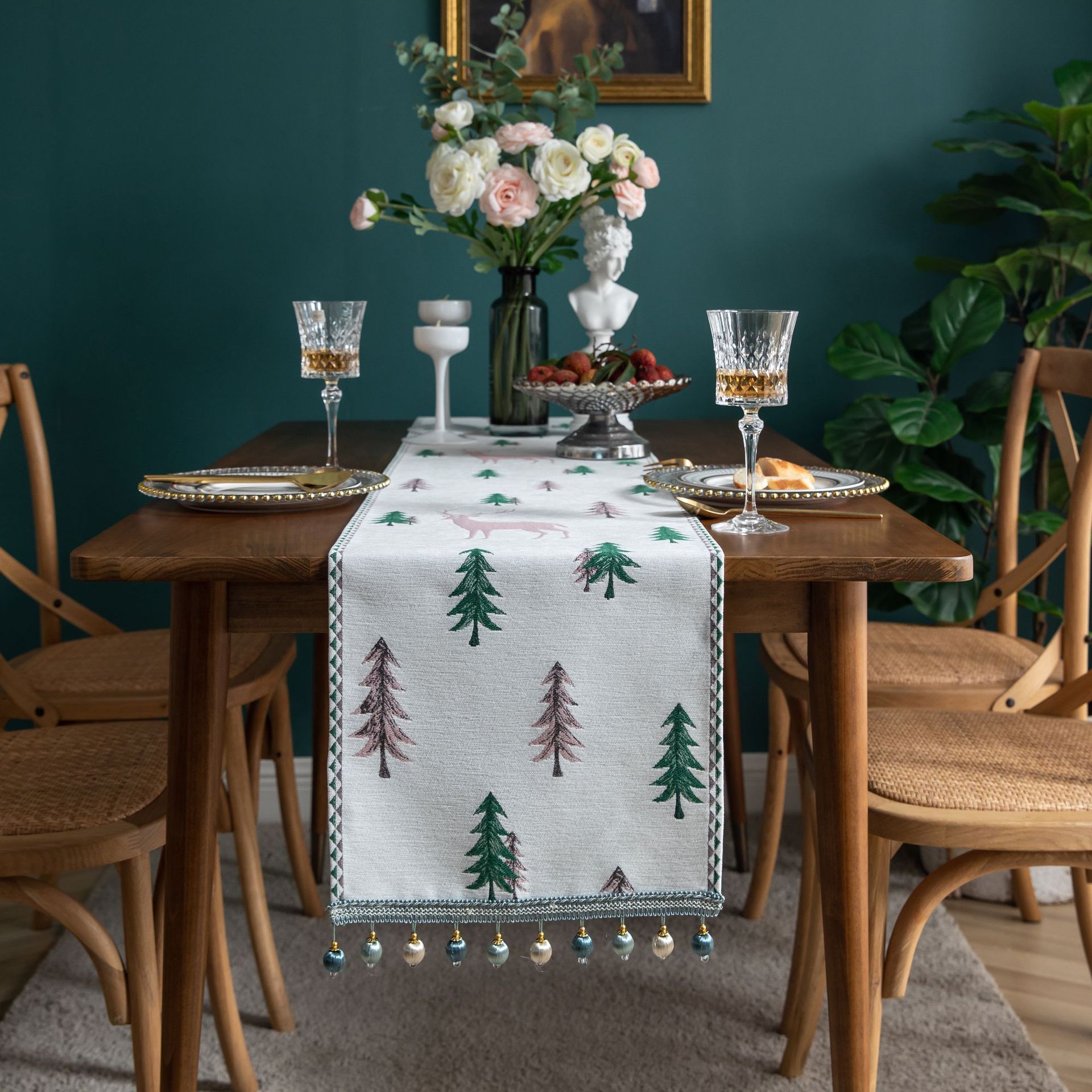 Jacquard Table Runner Tableclo - Home Textiles News 评论和价格