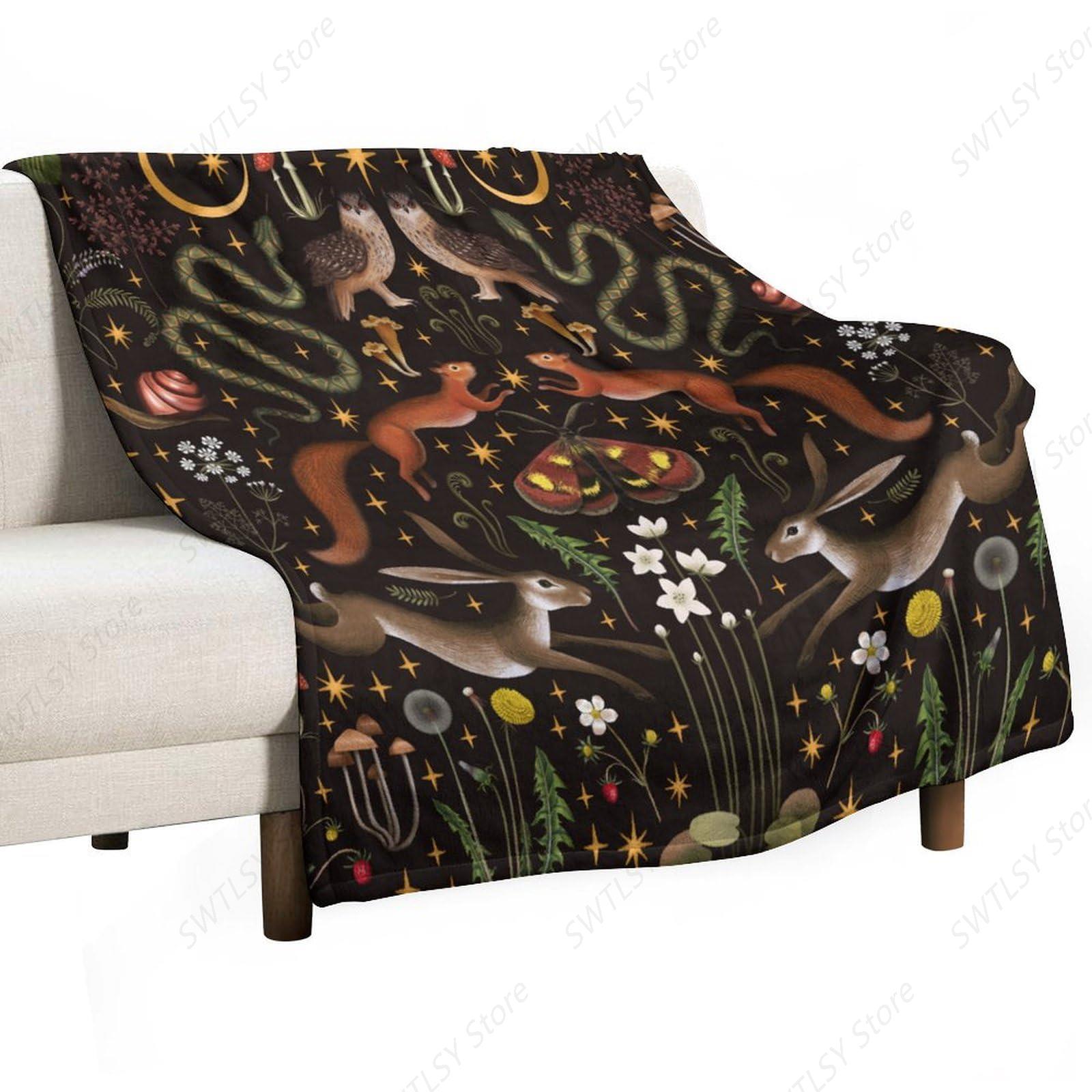 Rustic Forest Throw Blanket, F - Home Landing Textiles 评论和价格