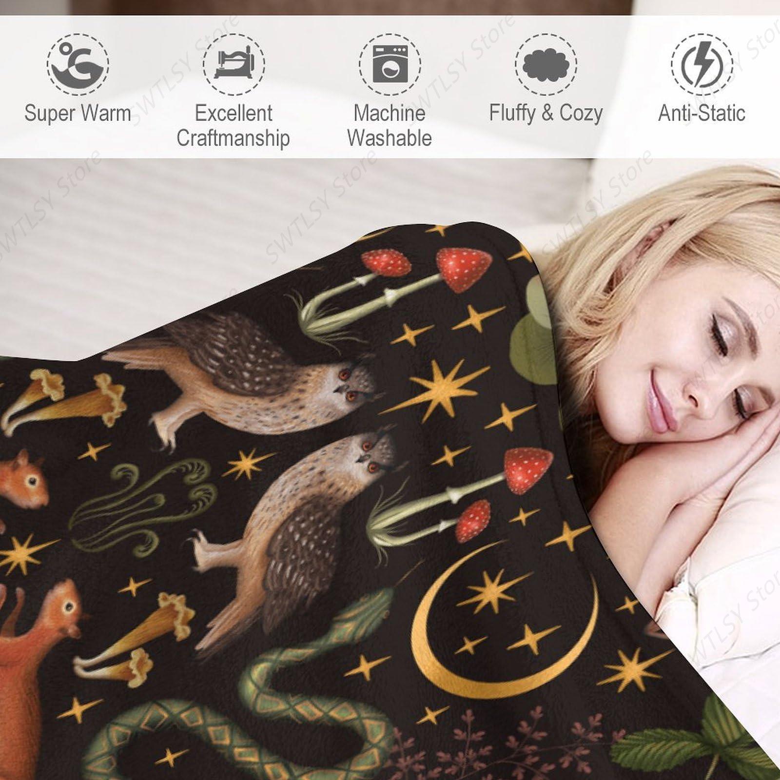Rustic Forest Throw Blanket, F - Home Landing Textiles 评论和价格