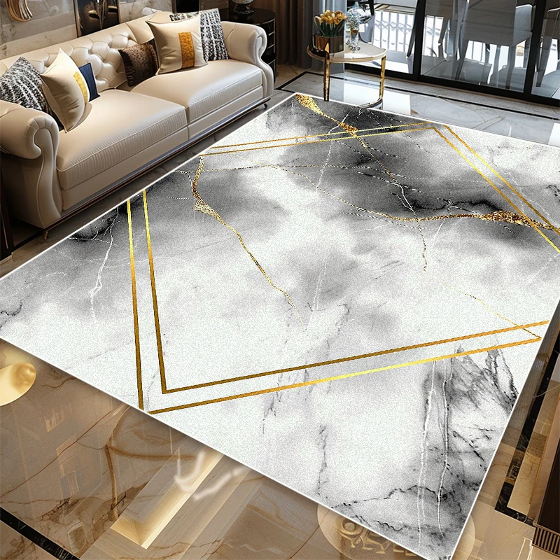 Nordic Marble Art Design Non-S - Home Art Textiles 评论和价格