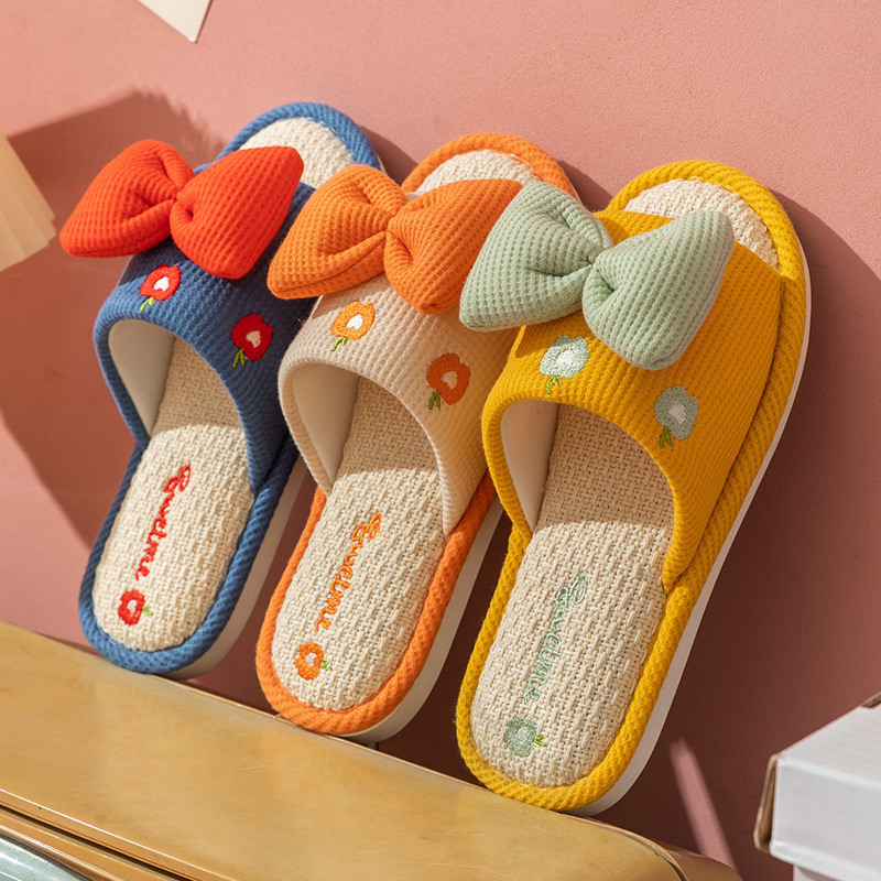Comfort Linen Slippers for Cou - Home And Textiles 评论和价格