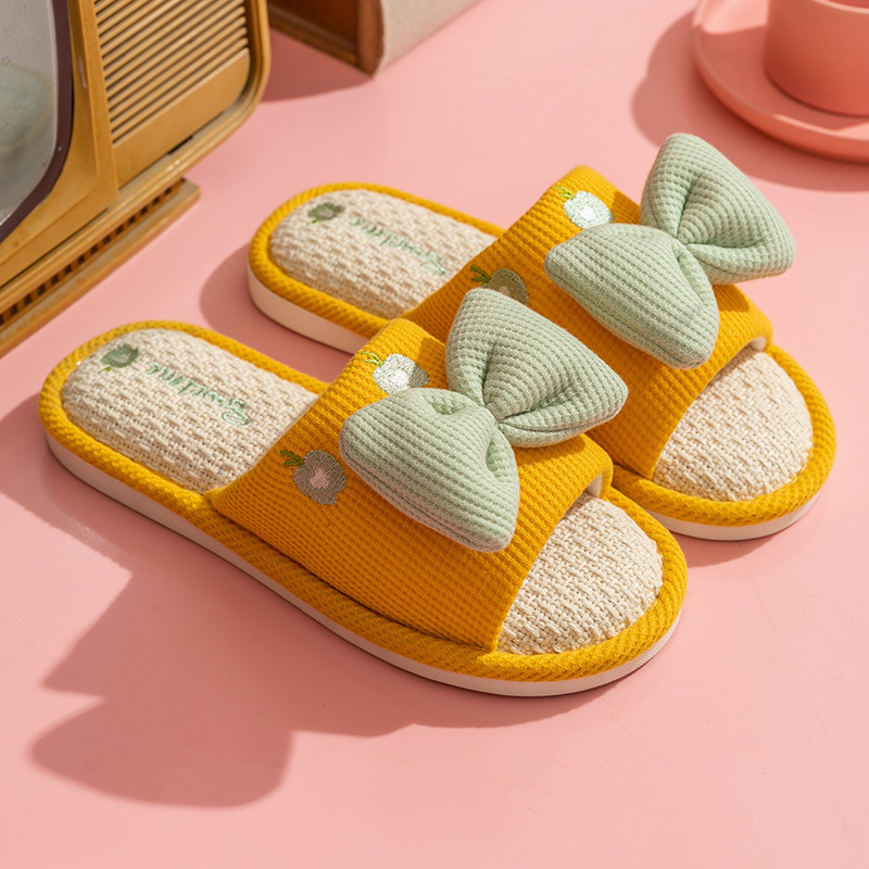 Comfort Linen Slippers for Cou - Home And Textiles 评论和价格