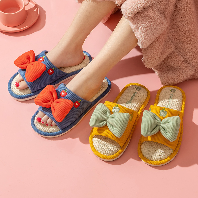 Comfort Linen Slippers for Cou - Home And Textiles 评论和价格