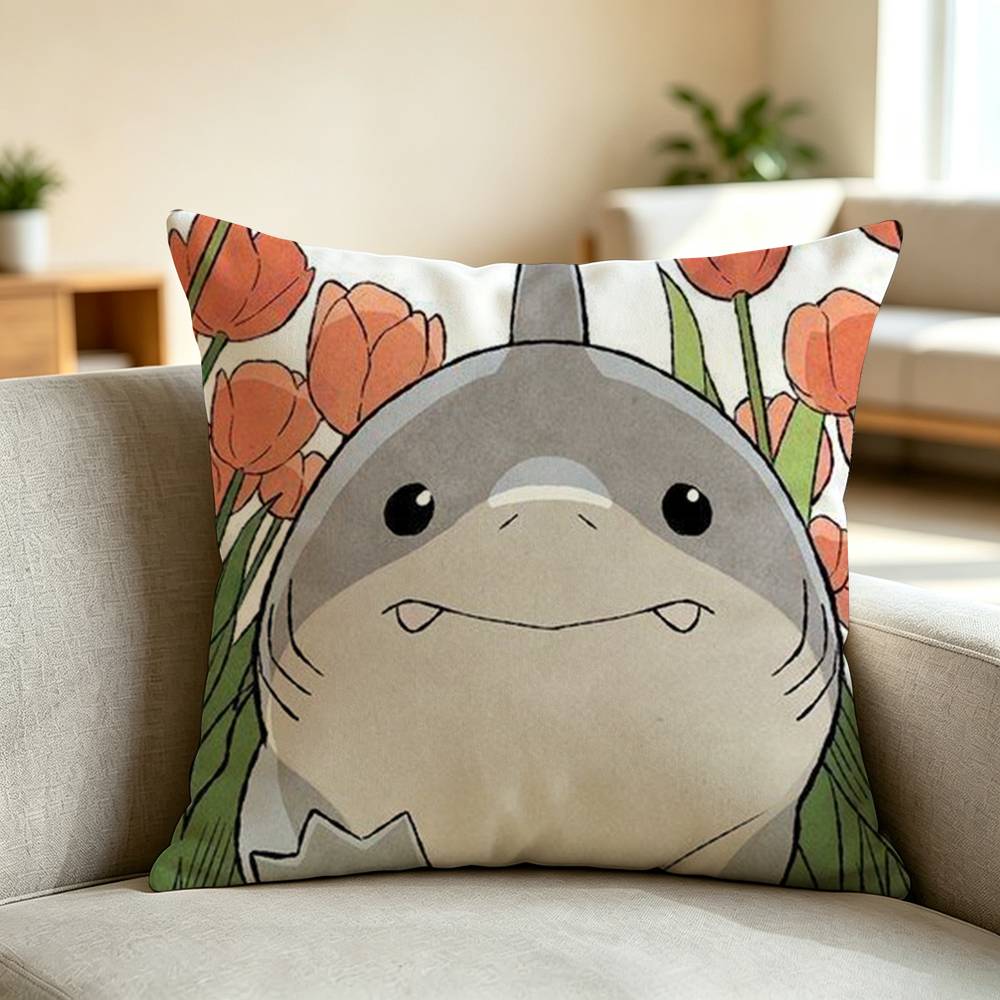 Cute Jeff the Land Shark Pillo - Home Landing Textiles 评论和价格