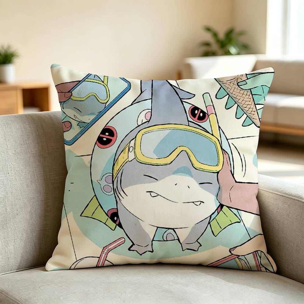Cute Jeff the Land Shark Pillo - Home Landing Textiles 评论和价格