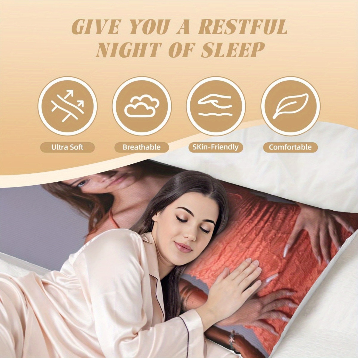 1 Custom Photo Body Pillowcase - Home Textiles & Decorations 评论和价格