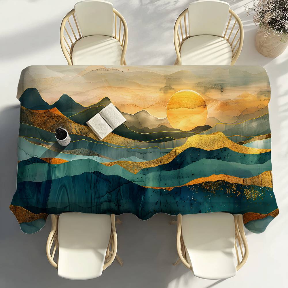 Mountain Land Table Cloth Part - Home Landing Textiles 评论和价格