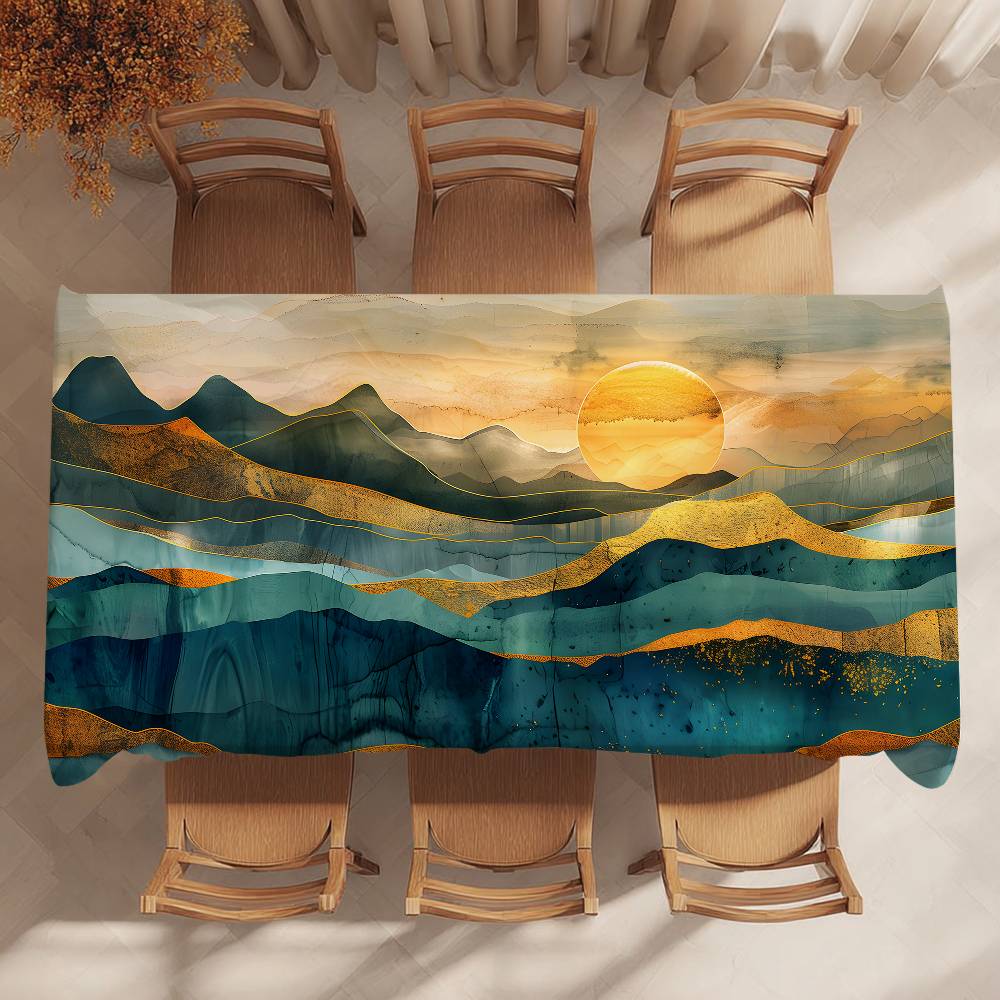 Mountain Land Table Cloth Part - Home Landing Textiles 评论和价格